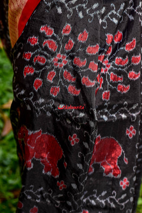 Haathi Sambalpuri Silk Saree
