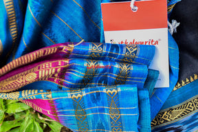 Floating Fishes Khandua Silk Saree