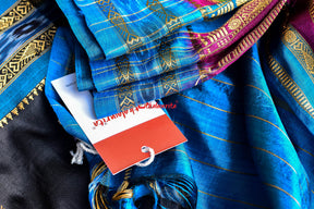 Floating Fishes Khandua Silk Saree