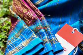 Floating Fishes Khandua Silk Saree