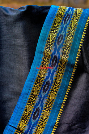 Floating Fishes Khandua Silk Saree