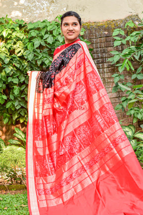Haathi Sambalpuri Silk Saree