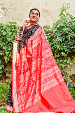 Haathi Sambalpuri Silk Saree