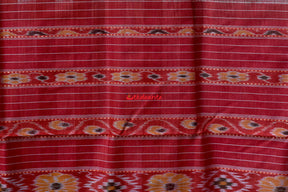 Middle Checks Red Gopalpur Tussar