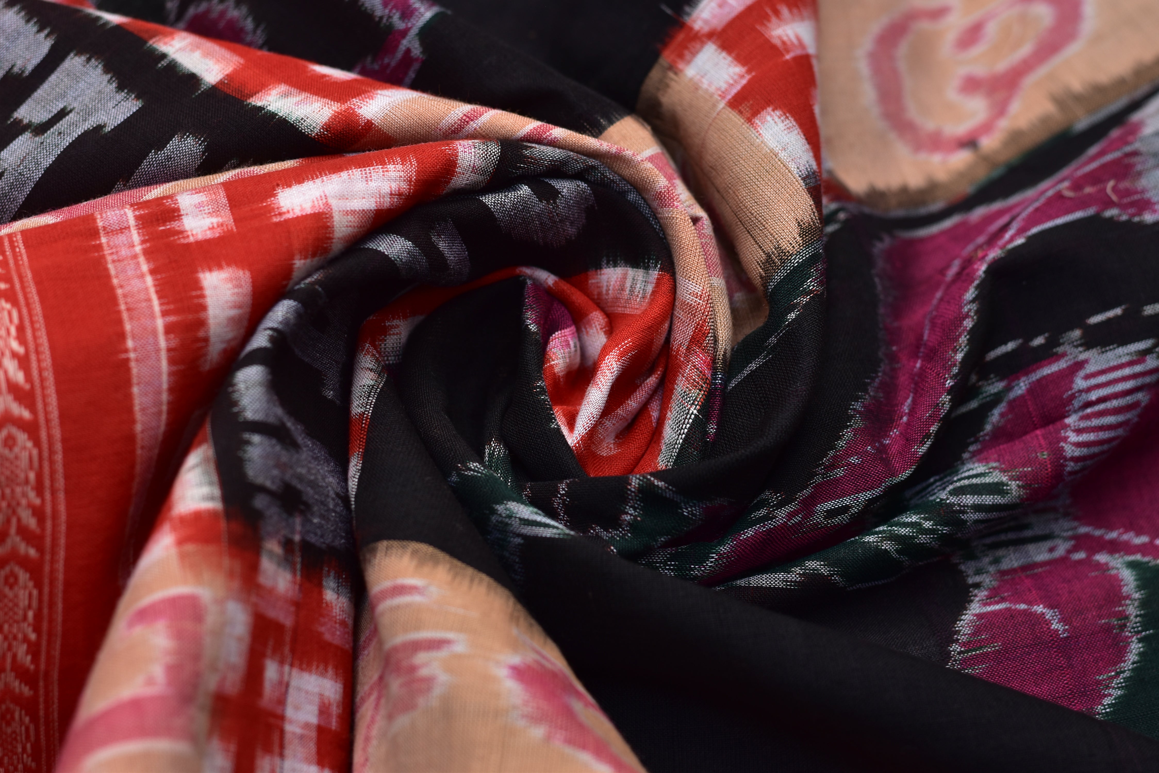 Welcome Sambalpuri Bandha Cotton Saree