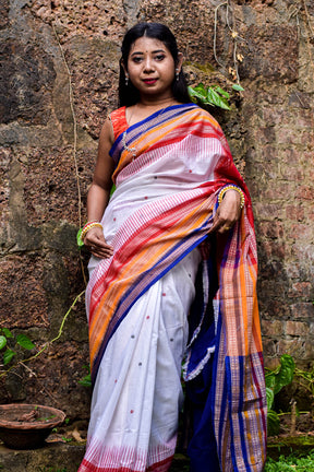 Triple Border Kathifera Cotton Saree