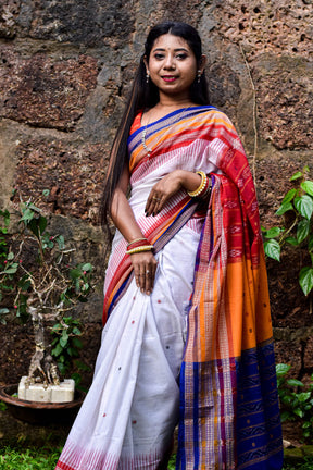 Triple Border Kathifera Cotton Saree