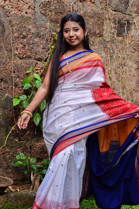 Triple Border Kathifera Cotton Saree