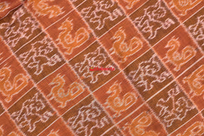 Animal Motifs 13 Kuthi Sambalpuri Cotton Saree