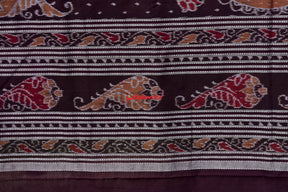 Animal Motifs 13 Kuthi Sambalpuri Cotton Saree
