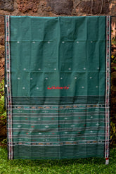 Light Moss Single Cotton Saree