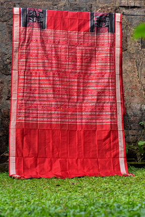 Life In Village Sambalpuri Silk Saree