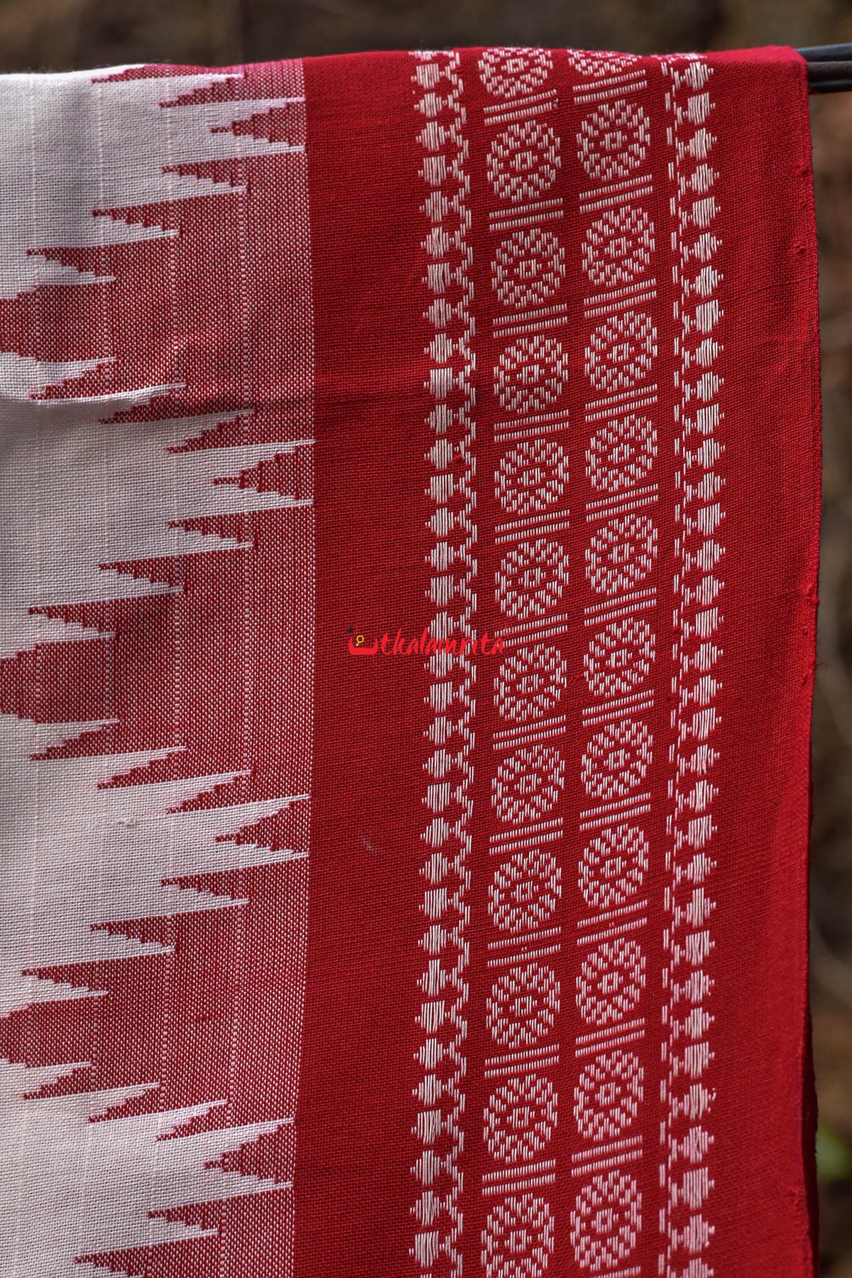 Ganjam Bomkai Taj Mahal ganga jamuna red black white