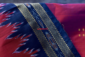 Red Black Khandua Silk