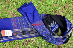 Black Flower Bandha (Dupatta)