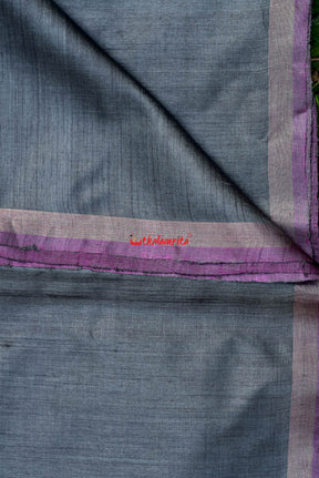 Black Magenta Jala Anchal Gopalpur Tussar