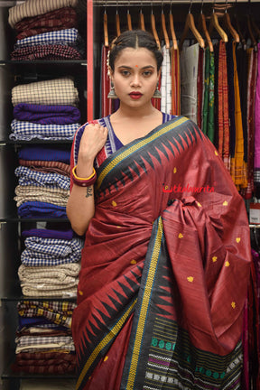 Berry Gopalpur Tussar Silk Saree