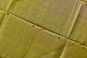 Fine Yellow Red Tussar Silk