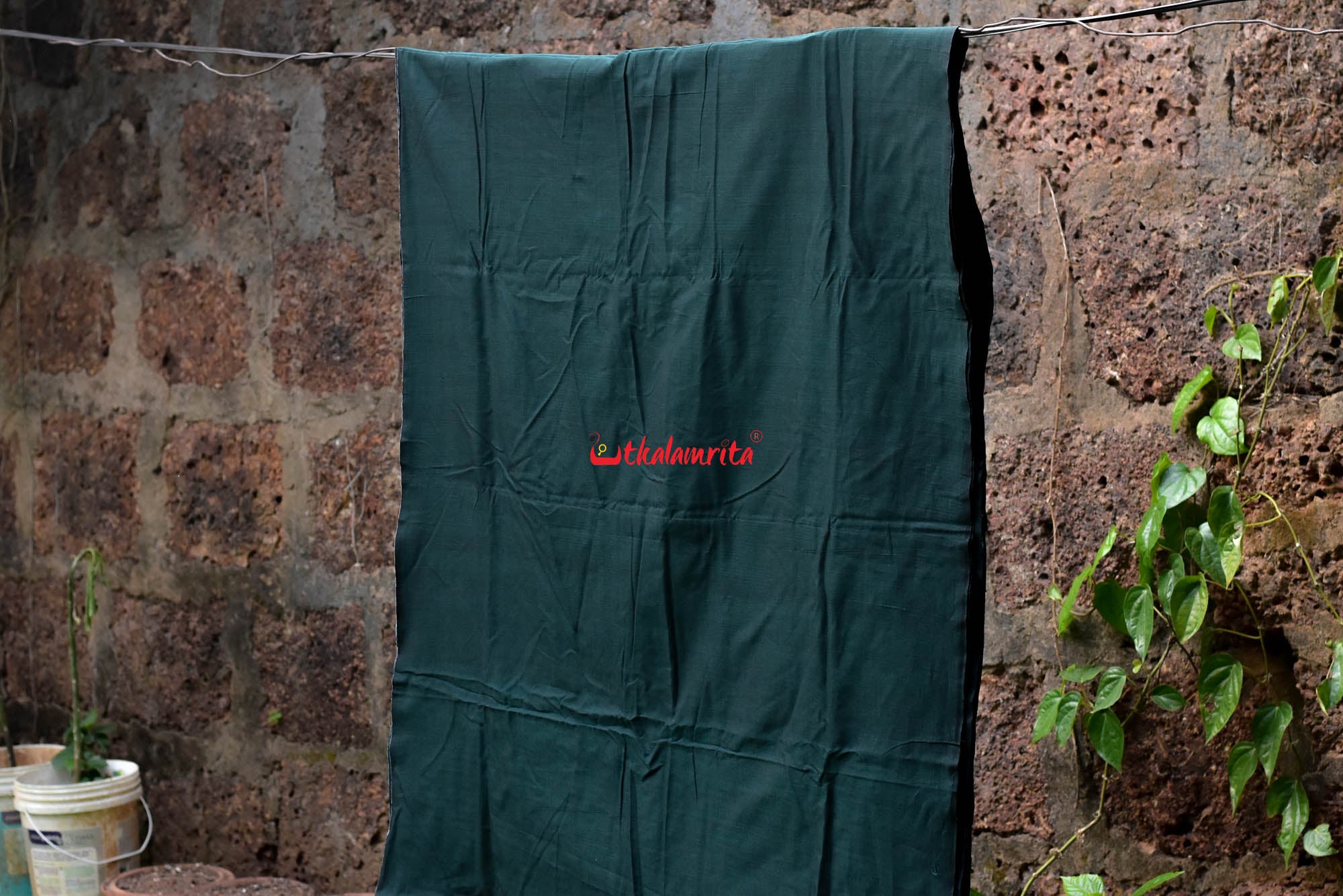 Plain Bottle Green (Fabric)