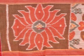 Chandan Red Pittala Single Cotton Saree