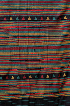 Maroon Dongria Cotton Saree