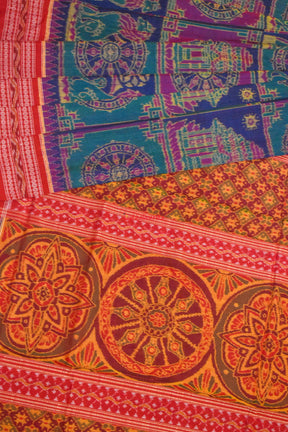 Theme Of Konark Sambalpuri Cotton Saree