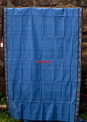 Sky Blue Pittala Cotton Saree