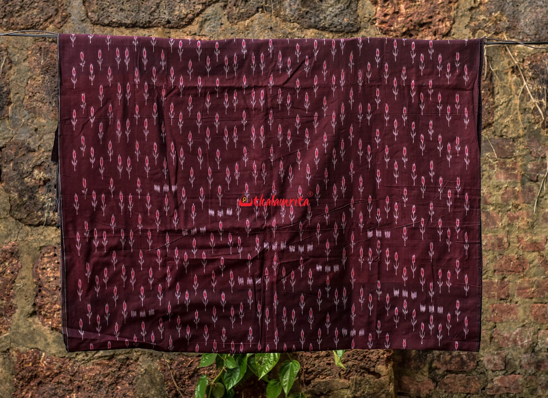 Maroon Labanga Bandha (Fabric)