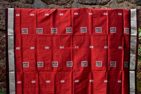 Maroon Tribal Box Bomkai Silk