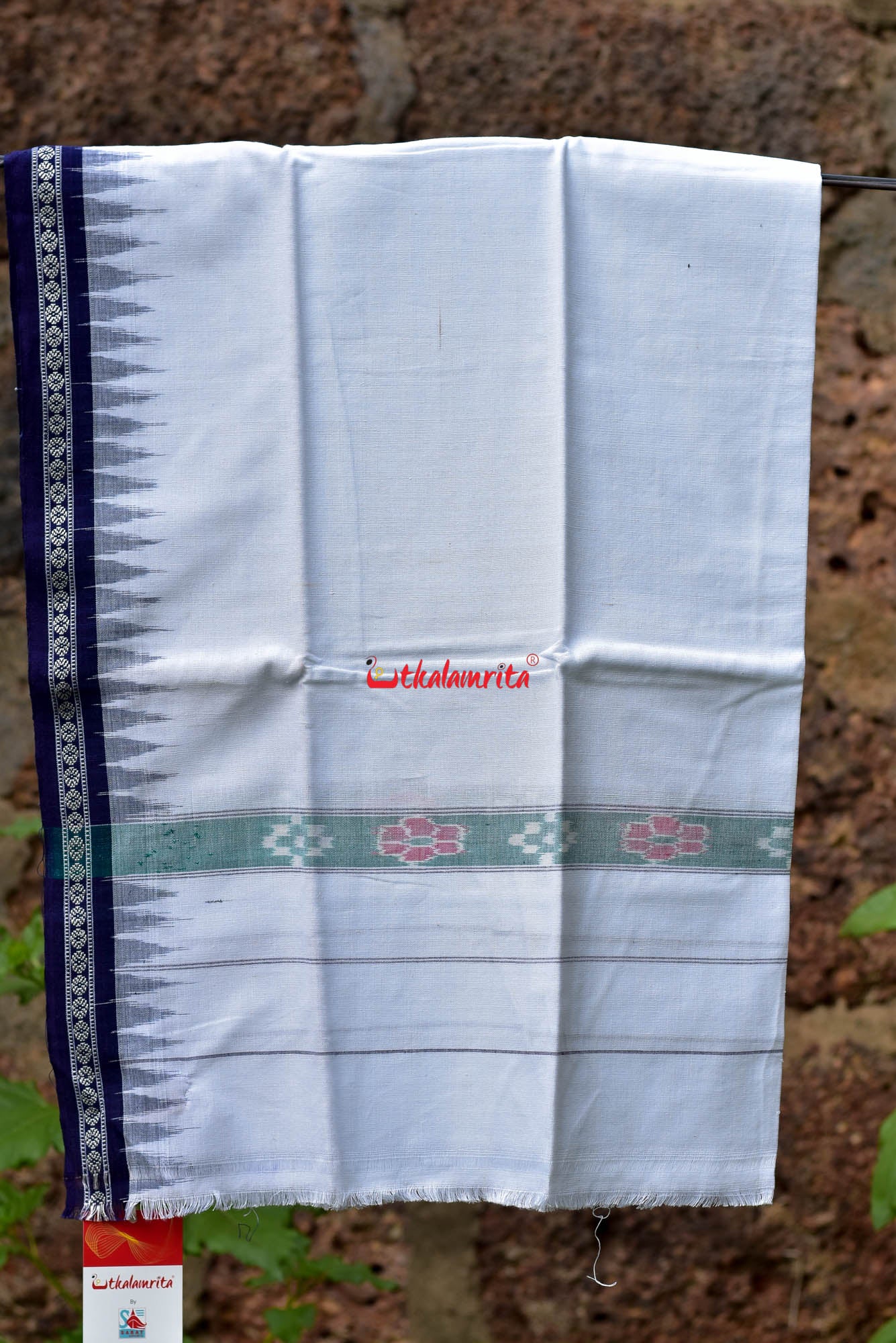 White blue (Gamuchha)