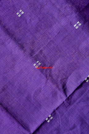 Purple Teal Single Cotton Saree