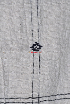 White black stole thikiri design
