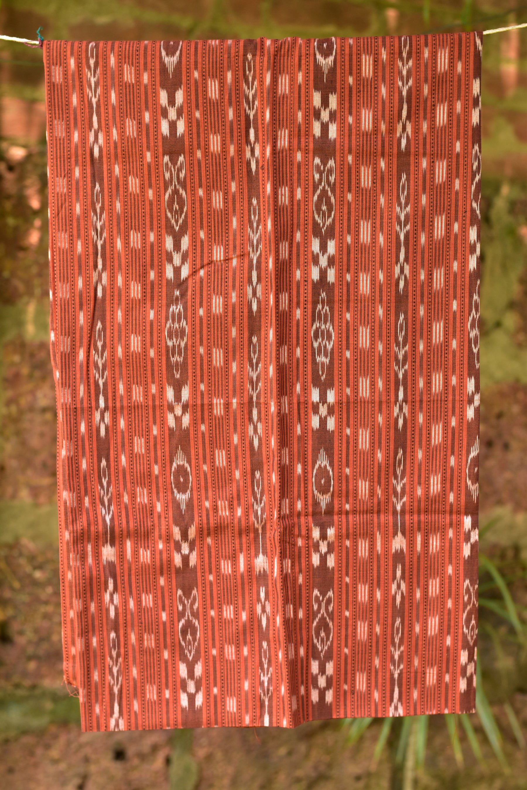 Rust Ikat Dress Set