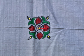 Grey Dupatta Big Tribal