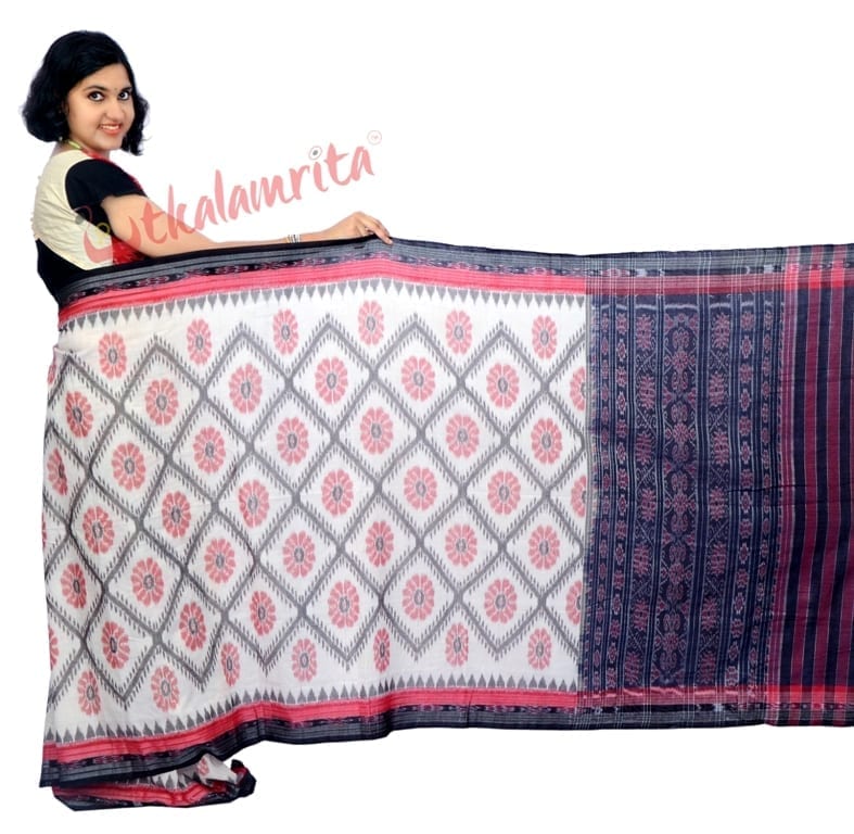 Bada Phula Love Khandua Cotton Saree