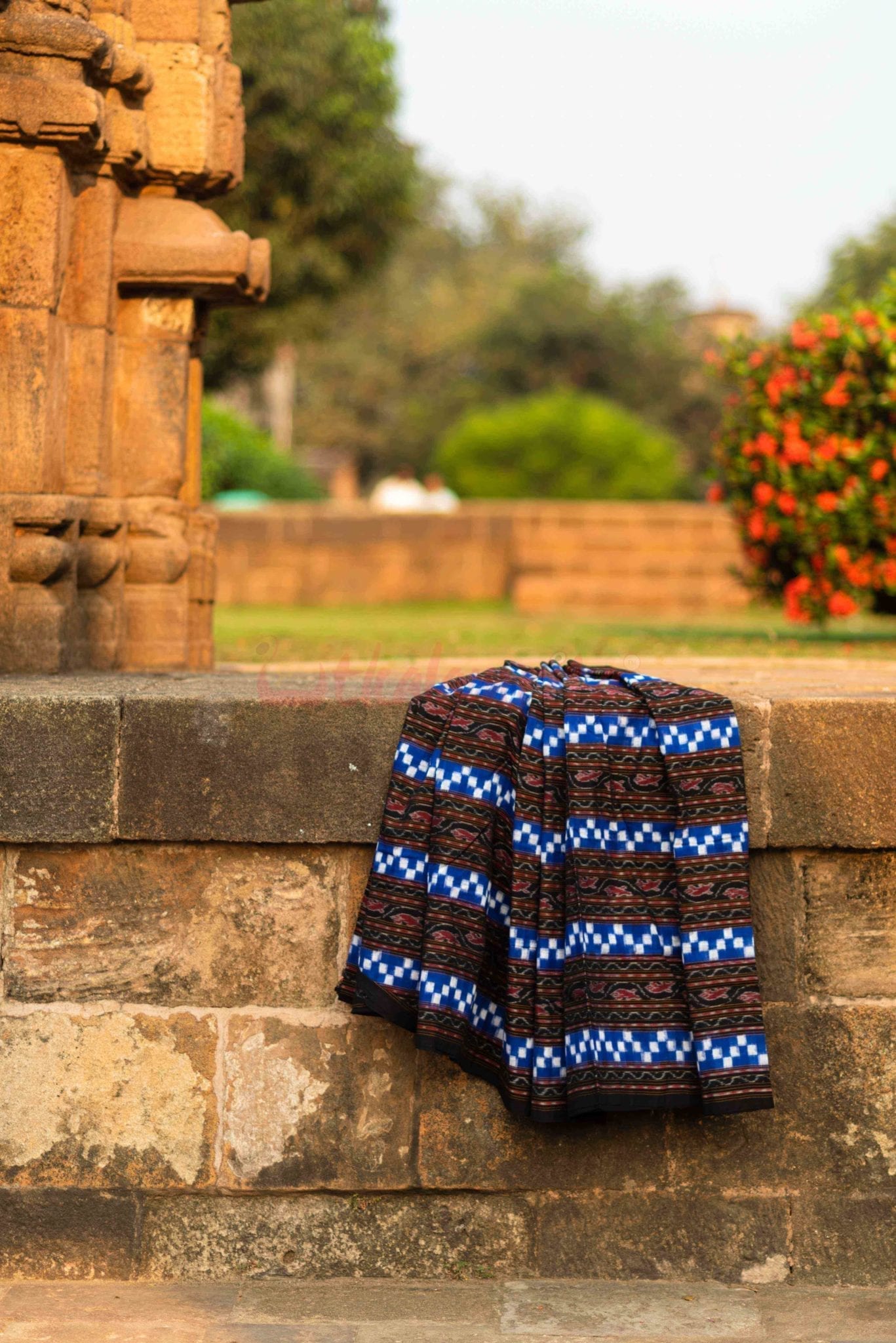 Blue Madhupuri (Fabric)