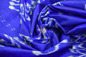 Blue Orange Tribal Khandua silk