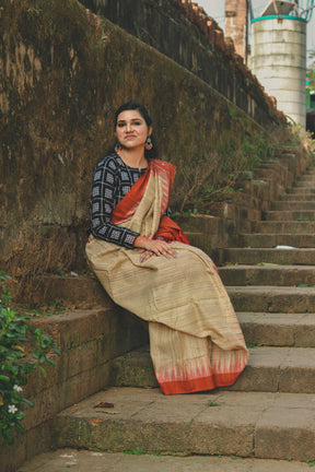 Sand Pebbles Gopalpur Tussar Saree