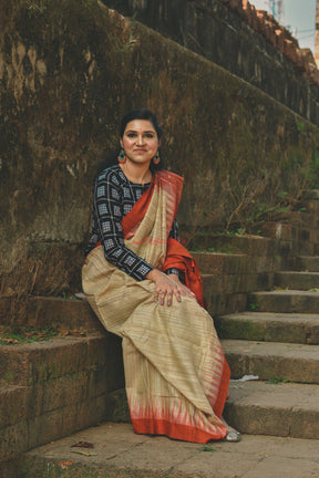 Sand Pebbles Gopalpur Tussar Saree