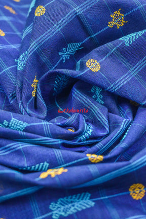Midnight Hazar Buti Cotton Saree