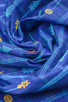 Midnight Hazar Buti Cotton Saree