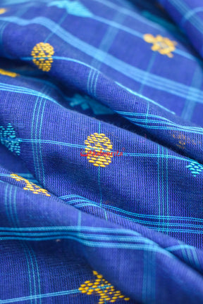Midnight Hazar Buti Cotton Saree