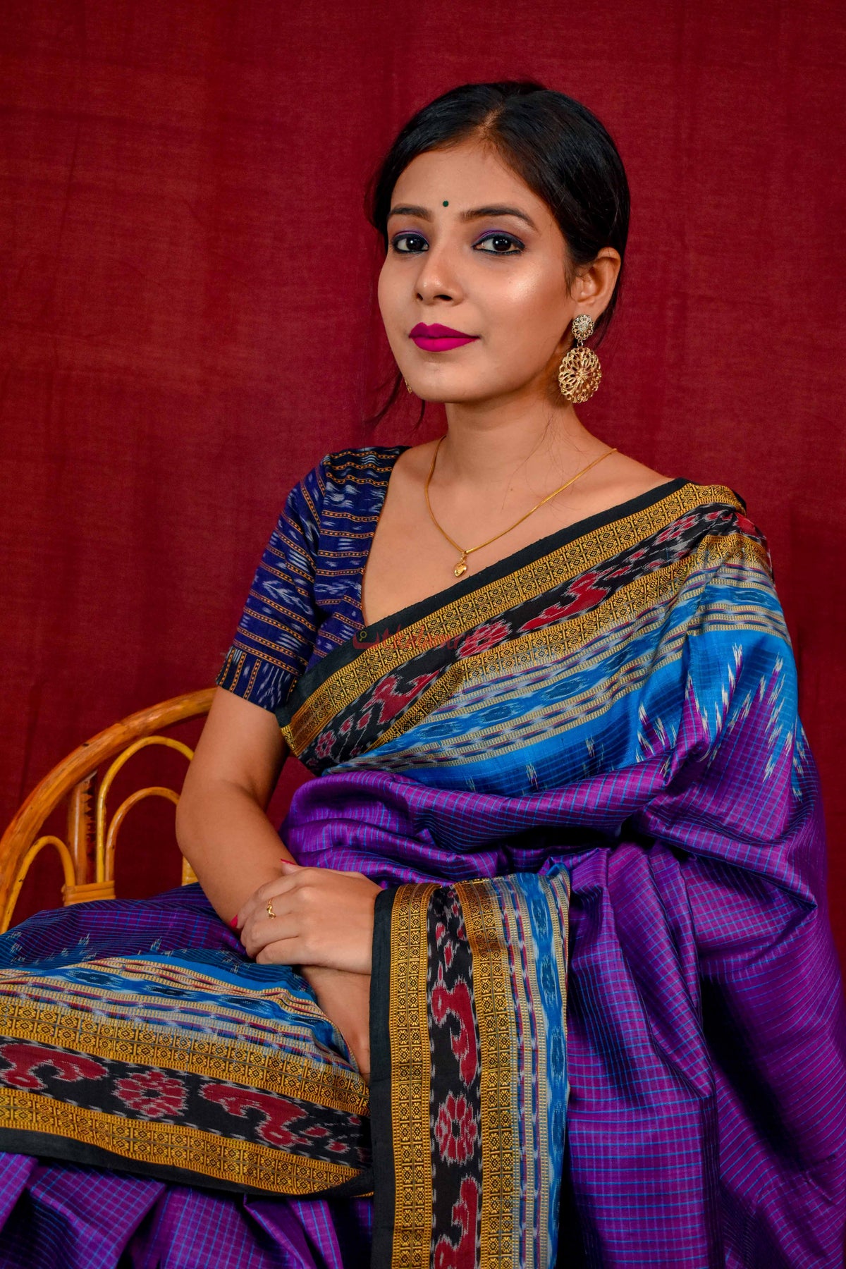 Khandua Sachipar Ducks Border Silk Saree