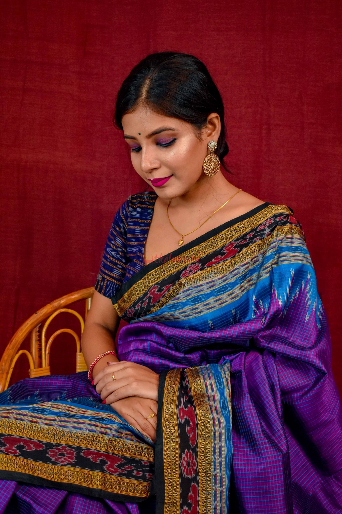 Khandua Sachipar Ducks Border Silk Saree