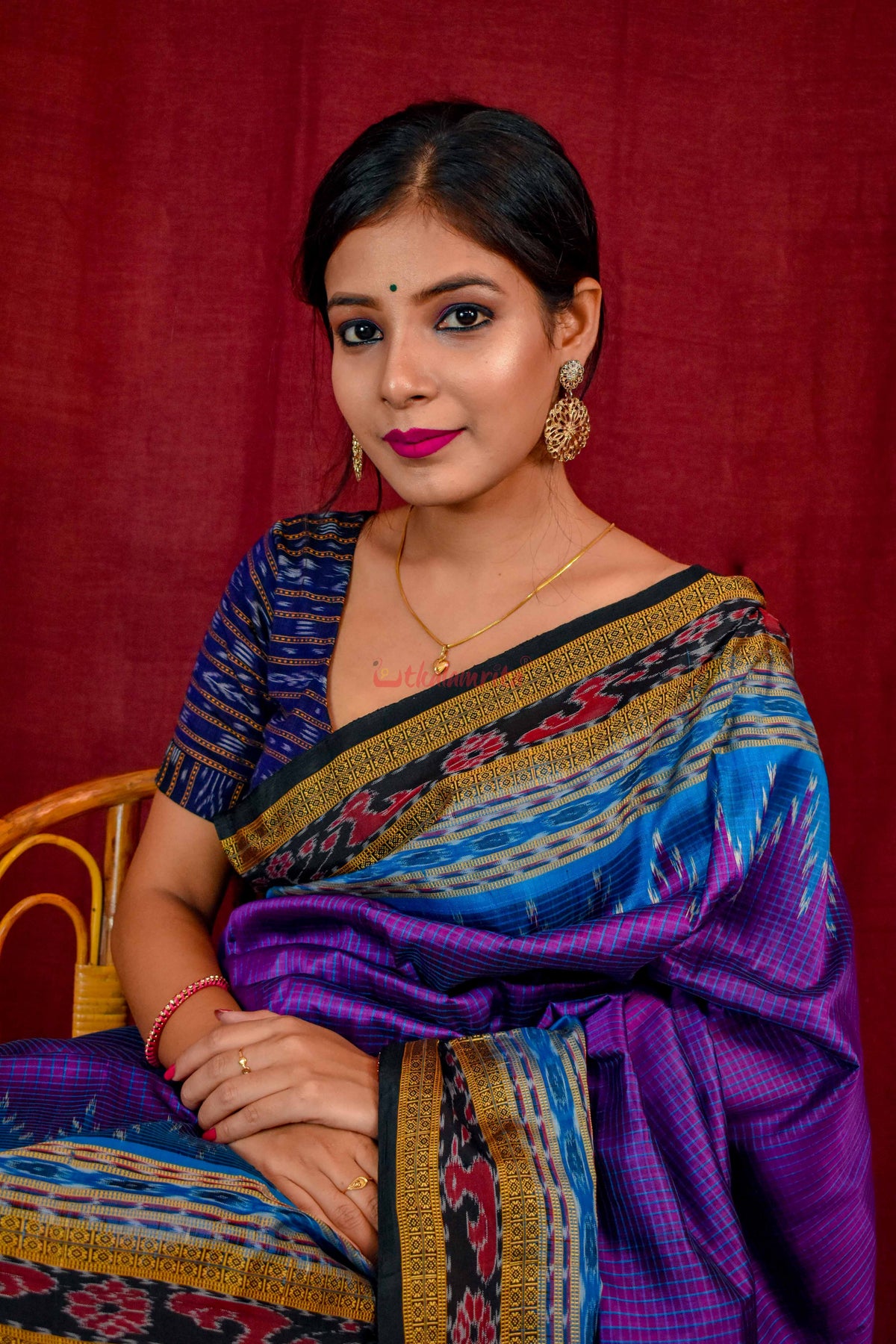 Khandua Sachipar Ducks Border Silk Saree
