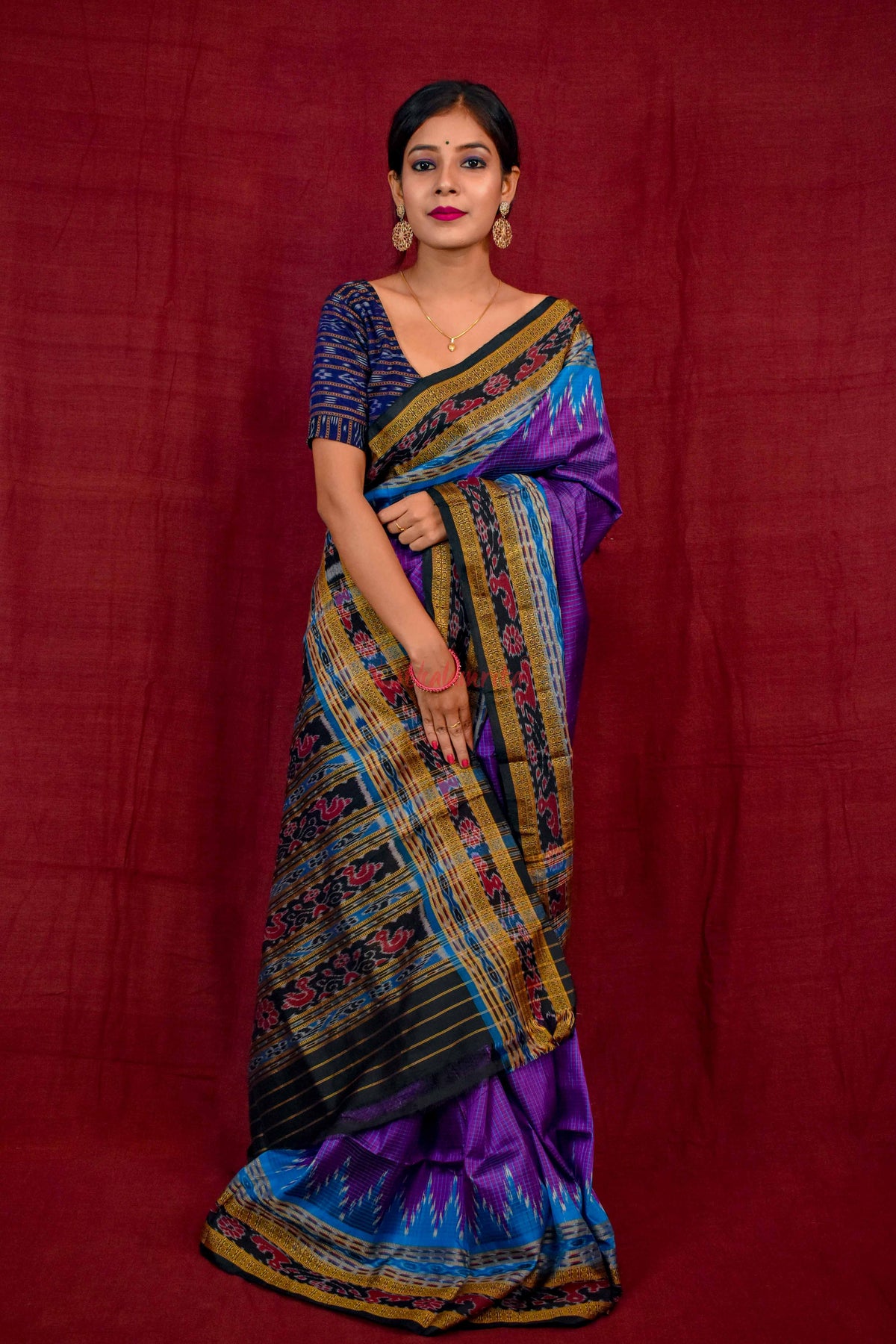 Khandua Sachipar Ducks Border Silk Saree