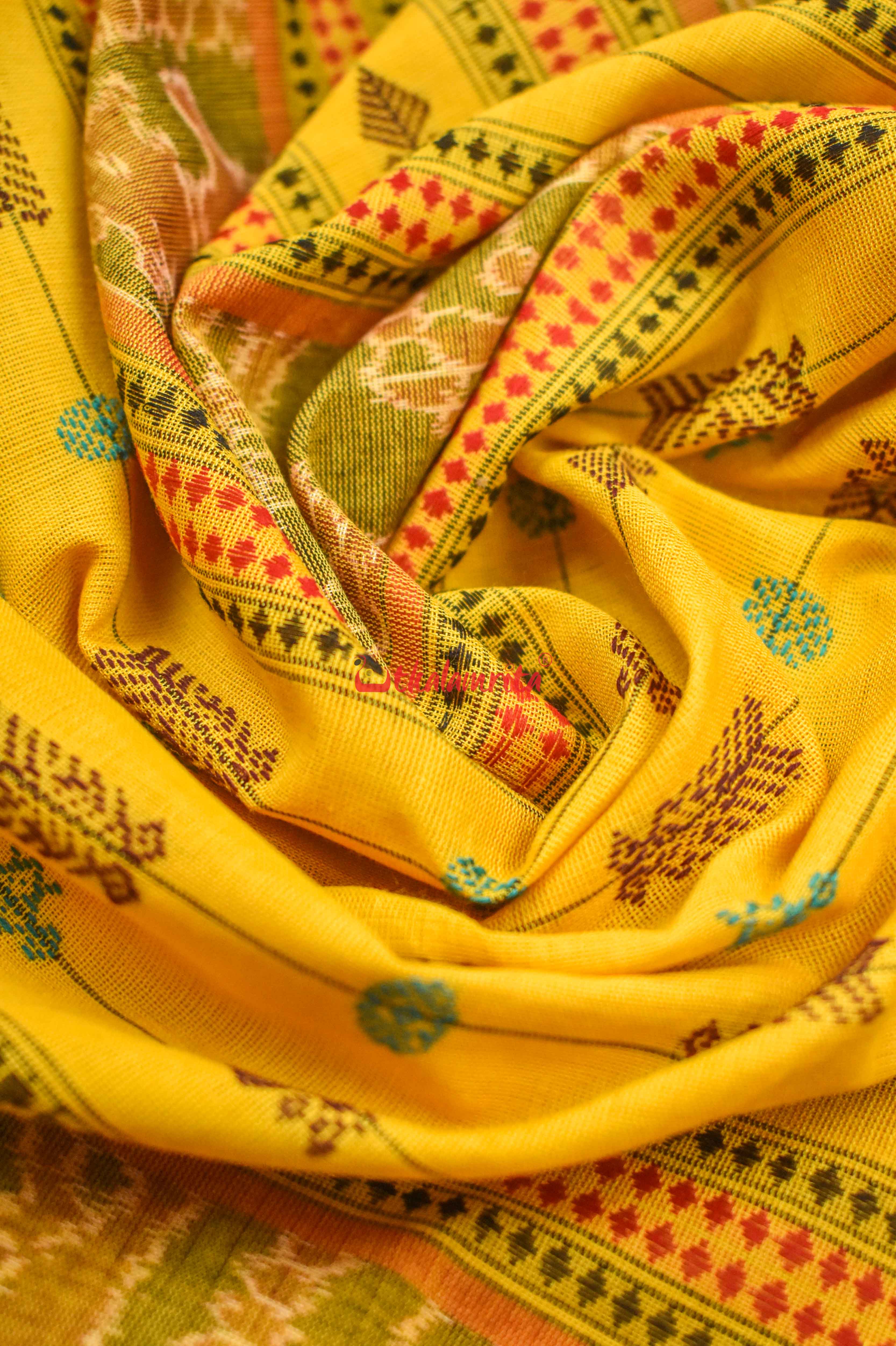 Matt Hazar Buti Cotton Saree