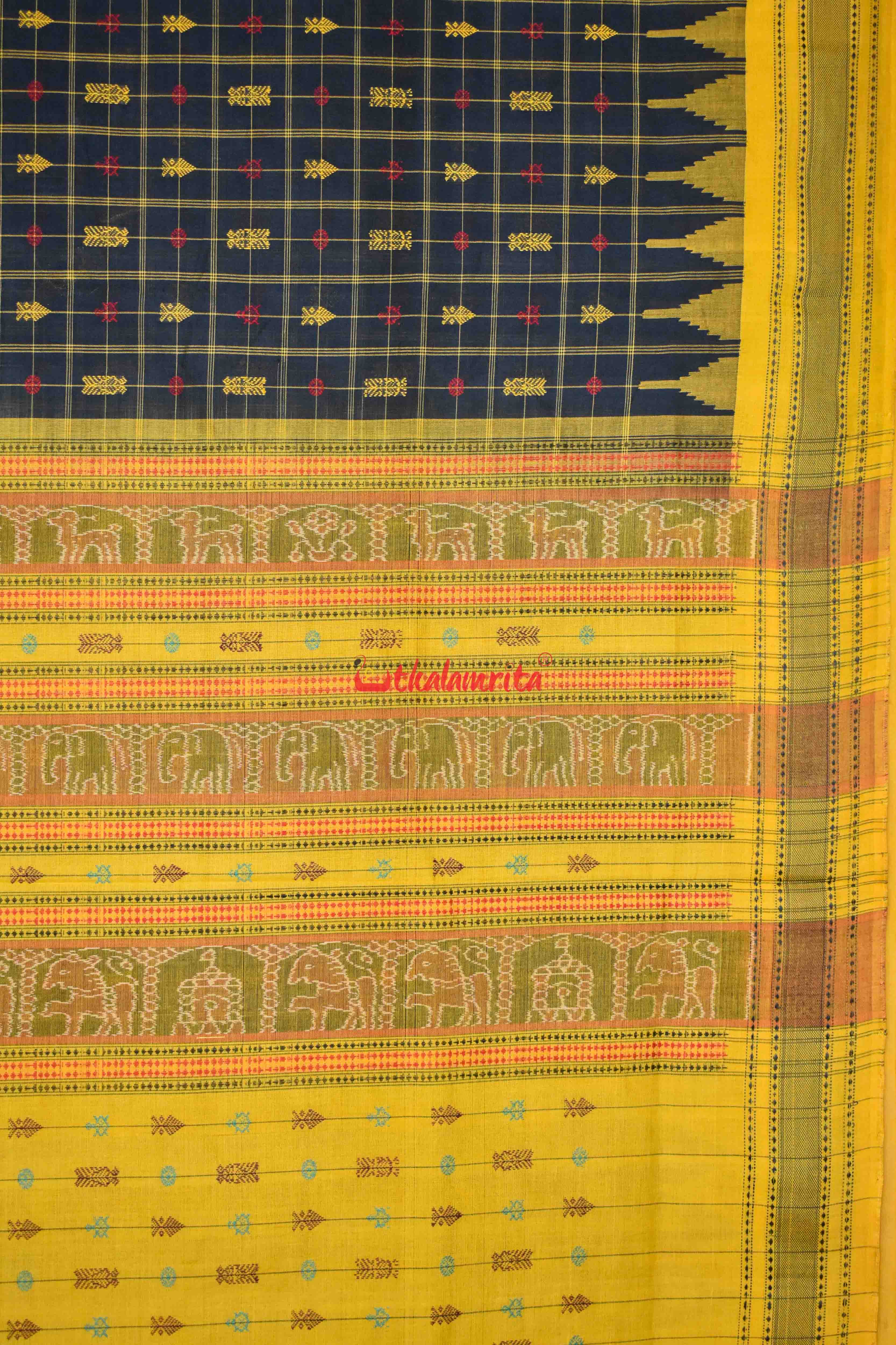 Matt Hazar Buti Cotton Saree