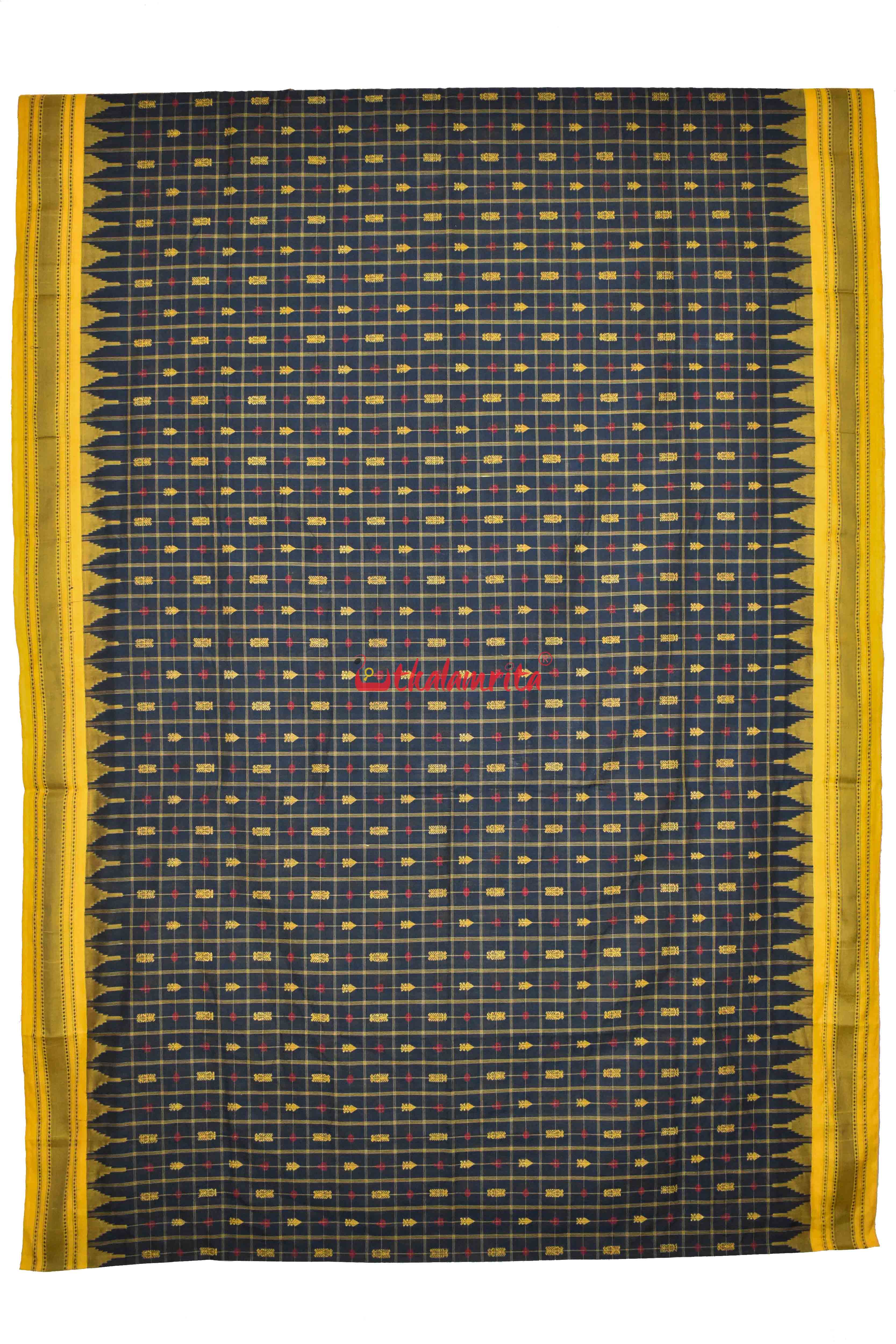 Matt Hazar Buti Cotton Saree