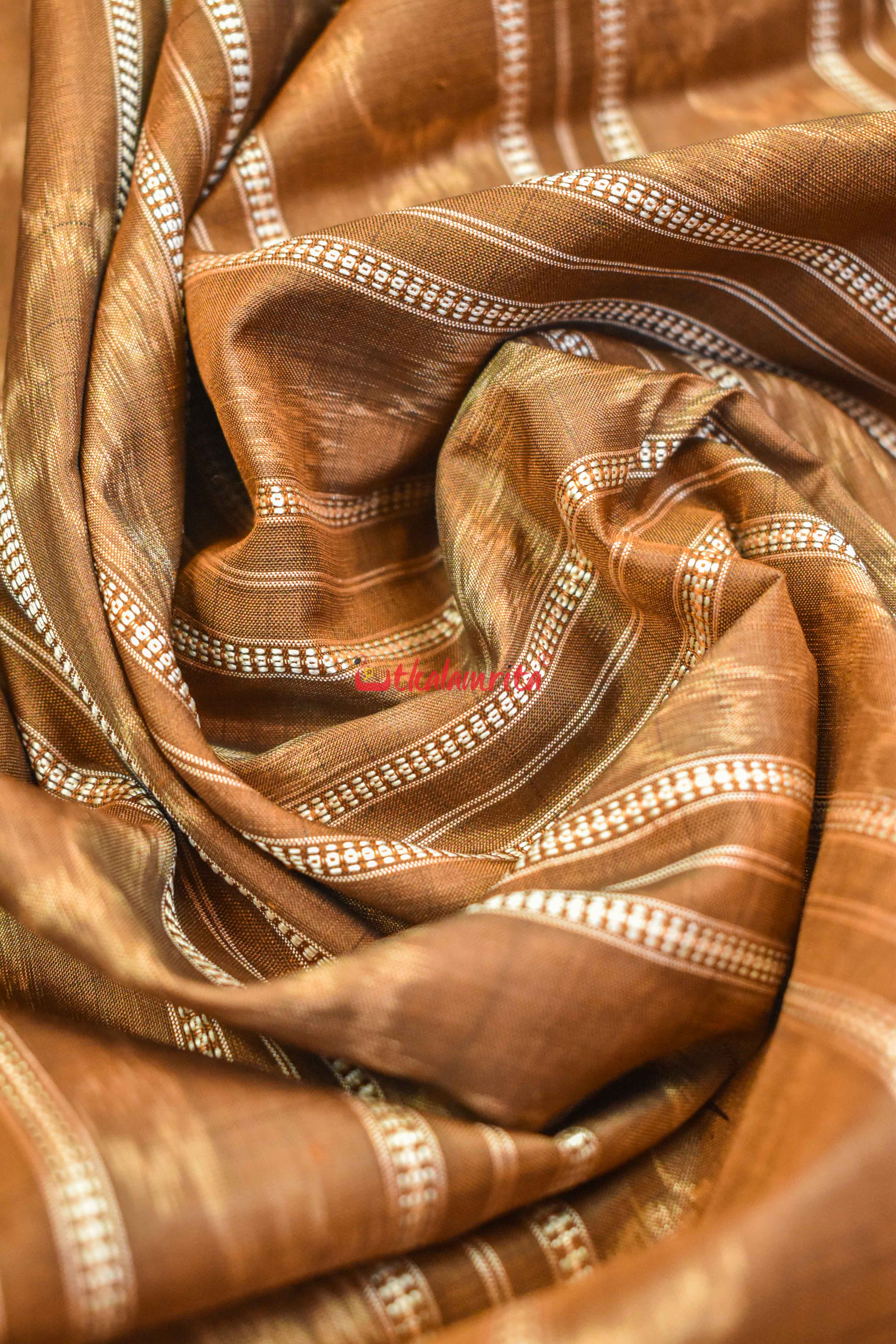 Coucal Natural Dyed Khandua Silk Saree